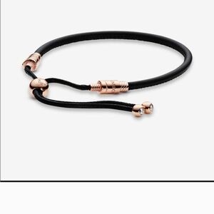Pandora Black and Rose Gold Bracelet